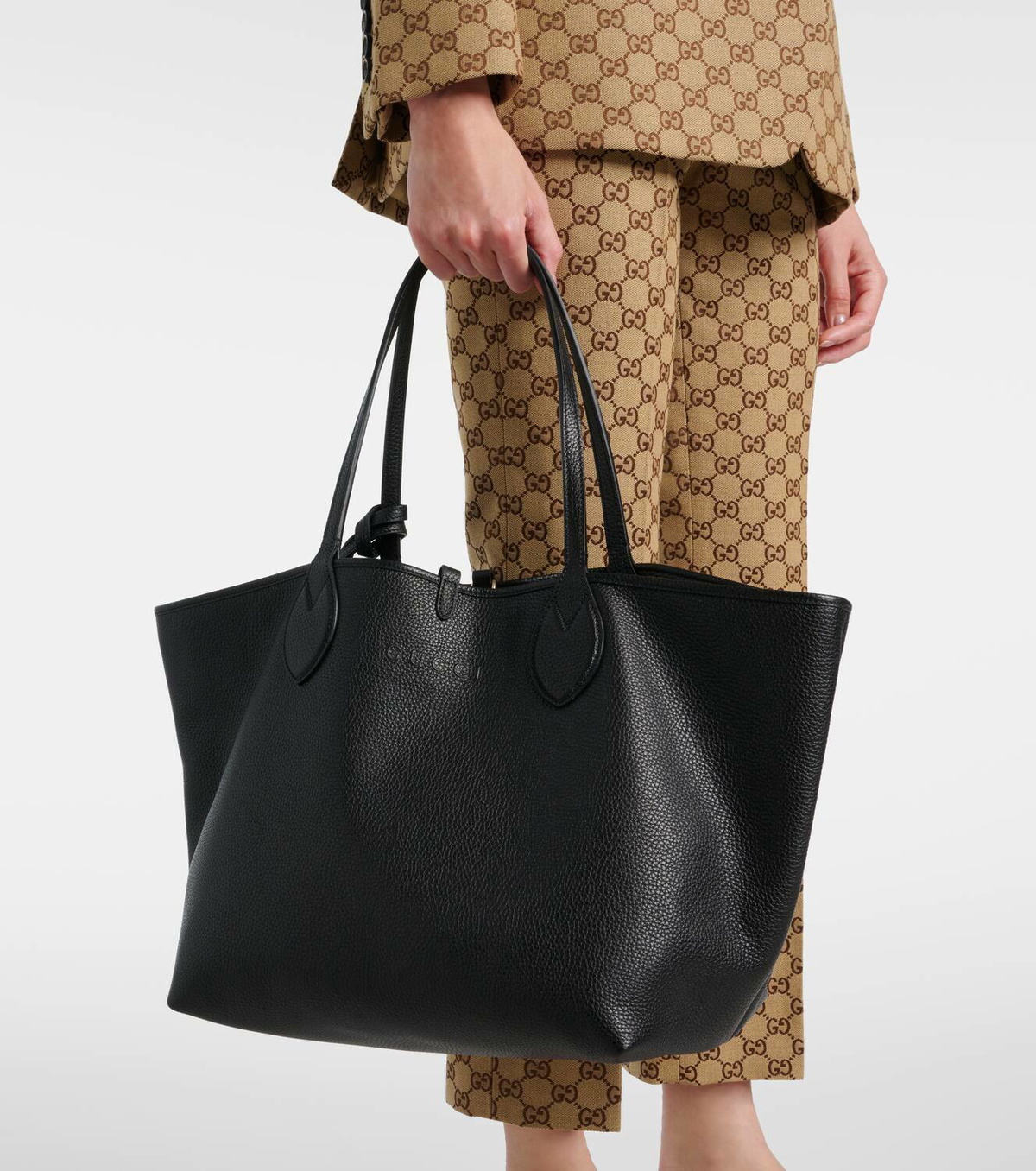【関税＆送料込み】Large Gucci Totissima Reversible Bag Gucci Totissima large reversible tote bag in brown leather