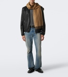 Prada Fringed silk and cashmere scarf