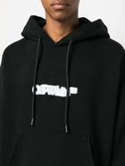 OFF-WHITE - Logo Cotton Hoodie