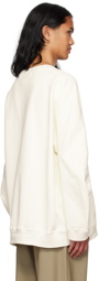 Marina Yee Off-White Crewneck Sweatshirt