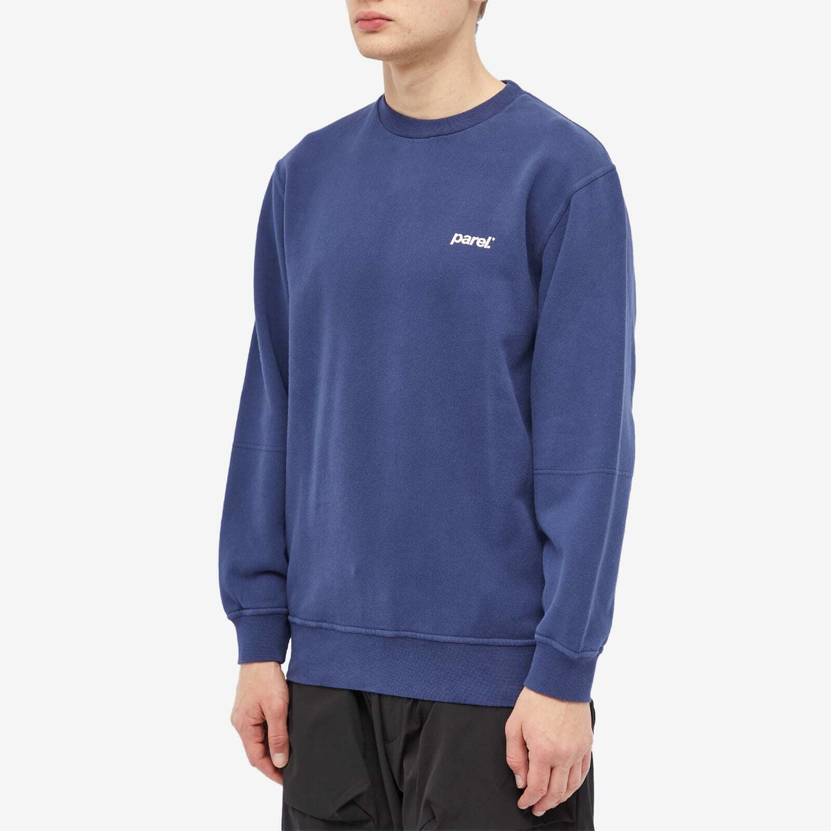 Parel Studios Men's BP Crew Neck Sweat in Navy Blue