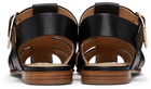 Gabriela Hearst Black Lynn Flat Sandals