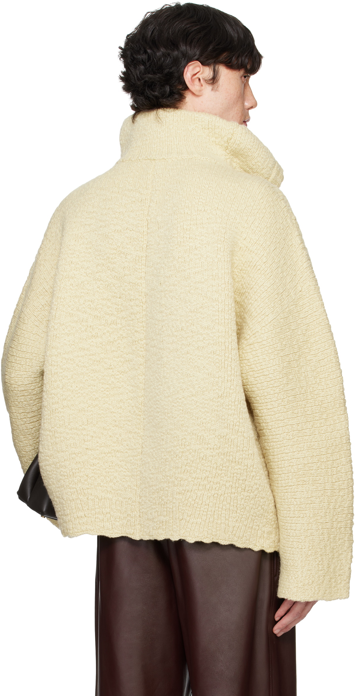 ヘアアクセサリー BOTTEGA VENETA DOUBLE-BREASTED MOHAIR AND ALPACA BLEND COAT Bottega Veneta Double-breasted Wool-alpaca Coat In Yellow