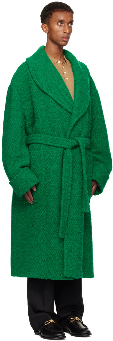 Lacoste Green Oversized Coat Lacoste Lacoste Green Oversized Coat Lacoste