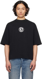 Han Kjobenhavn Black 'Officer' Printed Oversized T-shirt