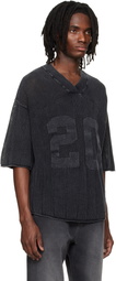 Represent Gray Knitted Varsity Jersey