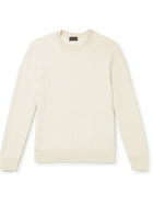 Club Monaco - Cotton and Wool-Blend Sweater - Neutrals