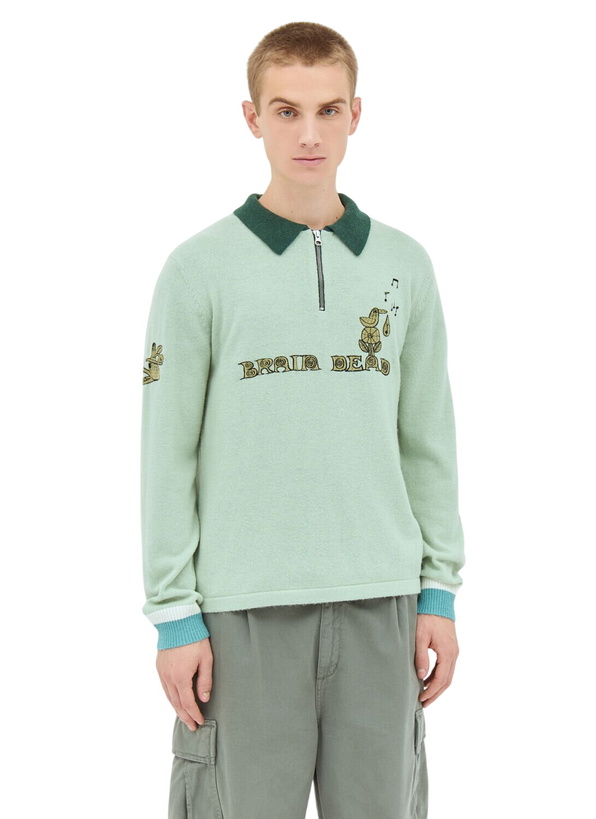 Photo: Brain Dead Lex Half-Zip Sweatshirt