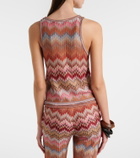 Missoni Zig Zag lamé tank top