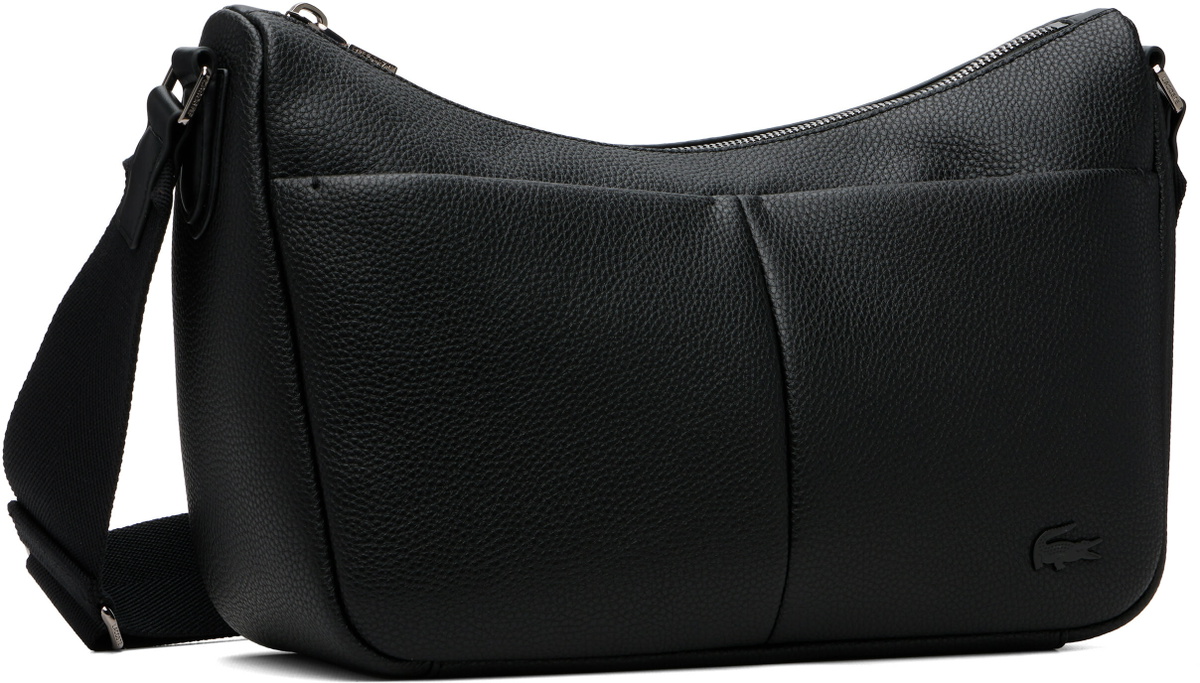 Lacoste Black Airline Messenger Bag
