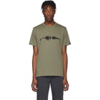 rag and bone Green Sound Wave T-Shirt