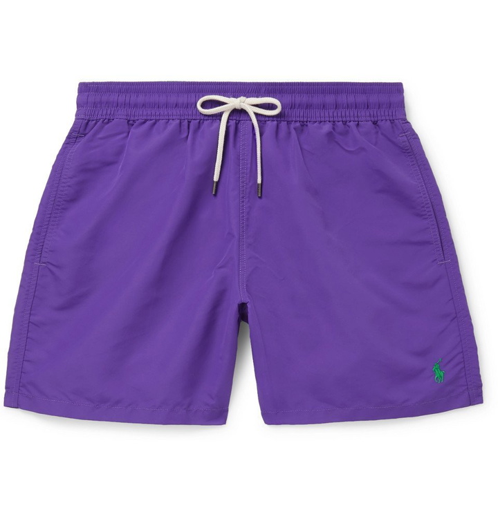 Photo: Polo Ralph Lauren - Mid-Length Swim Shorts - Purple