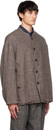 Nanamica Brown Buttoned Jacket