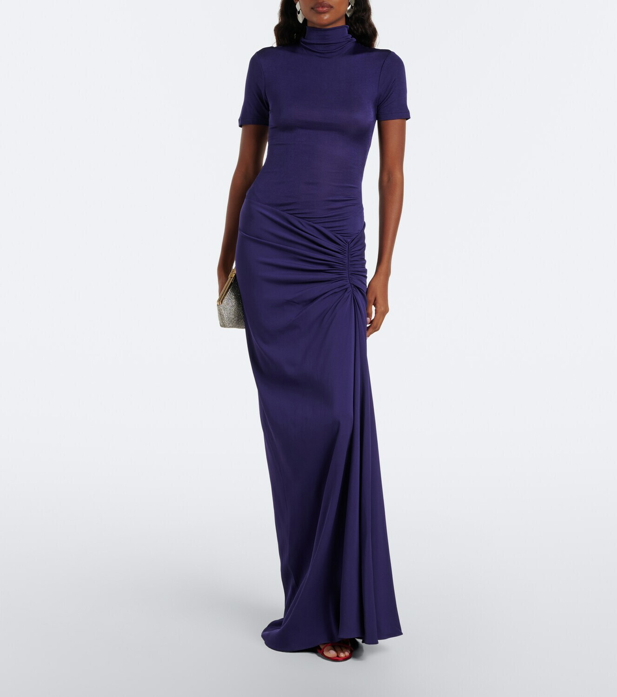 Christopher Esber Gathered faille gown