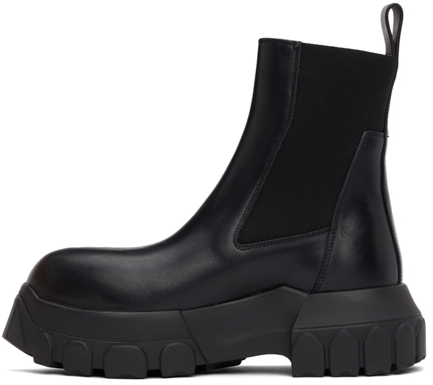 Rick Owens Black Beatle Bozo Tractor Boots Rick Owens