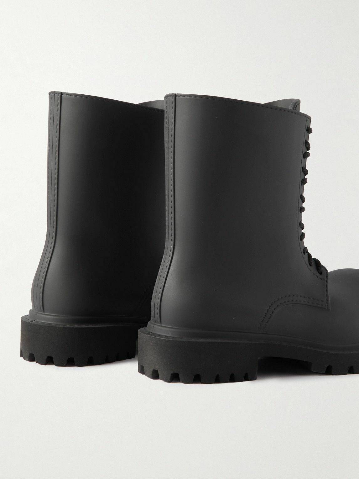 ショートブーツ・ブーティ BALENCIAGA BLACK EVA STEROID ANKLE BOOTS Balenciaga Steroid Booties | Saks Fifth Avenue