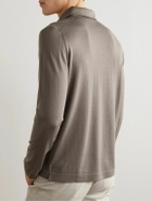 Thom Sweeney - Merino Wool Polo Shirt - Neutrals