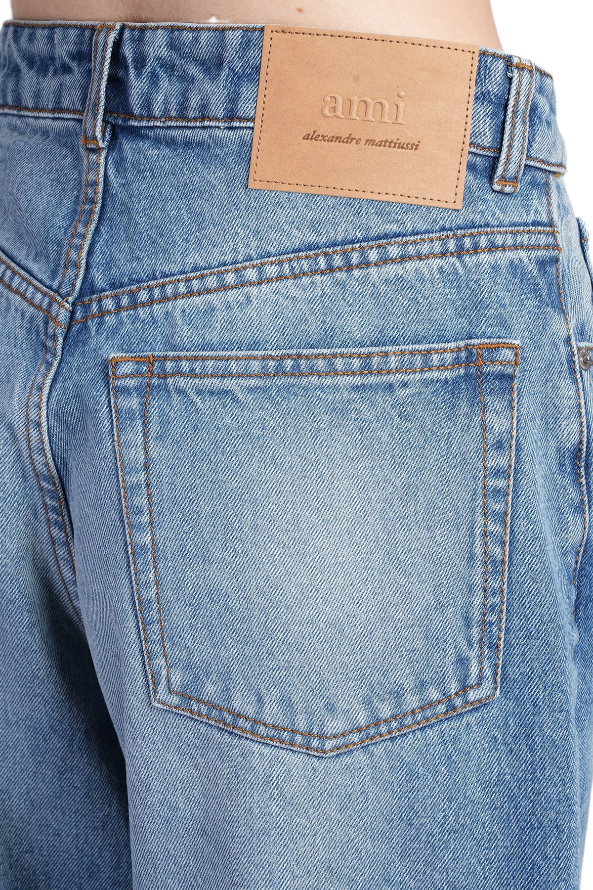 Ami Alexandre Mattiussi Jeans In Blue Cotton