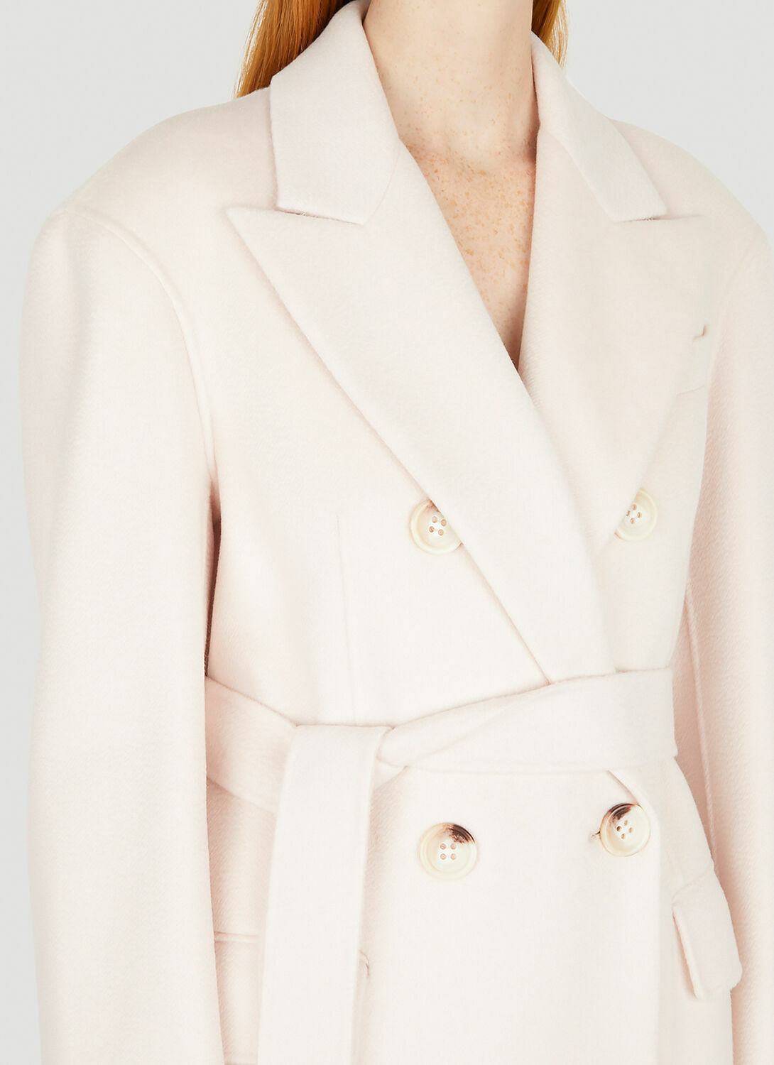 Sportmax Belted Double Breasted Coat