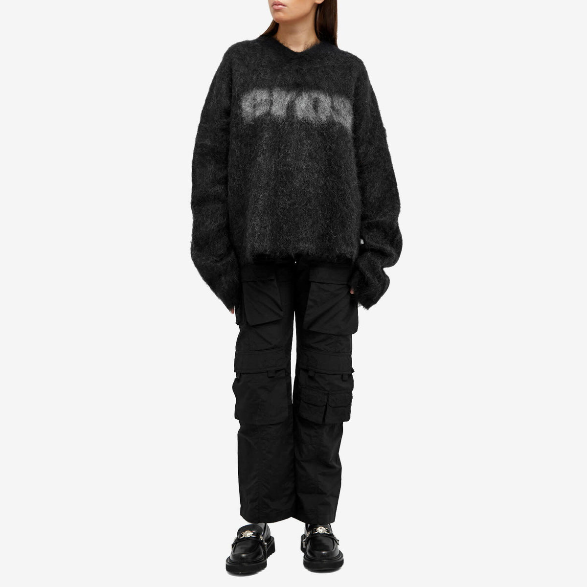 Martine Rose Women's Brushed Mohair Eros V-Neck Jumper in