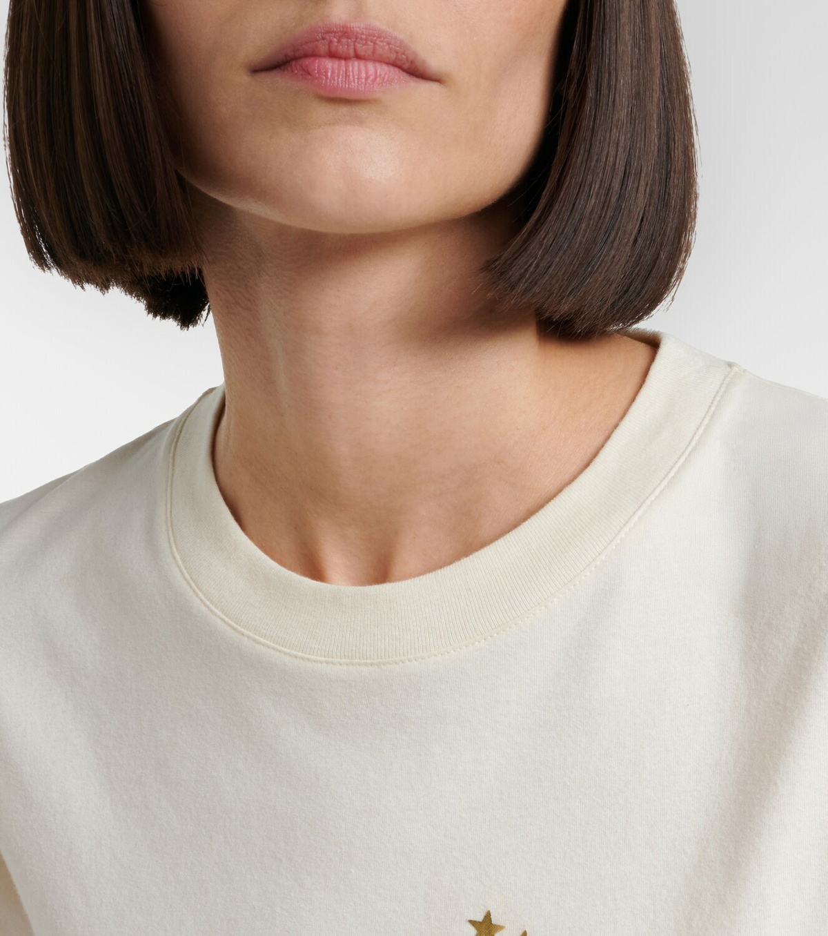 JW Anderson Embellished cotton jersey T-shirt