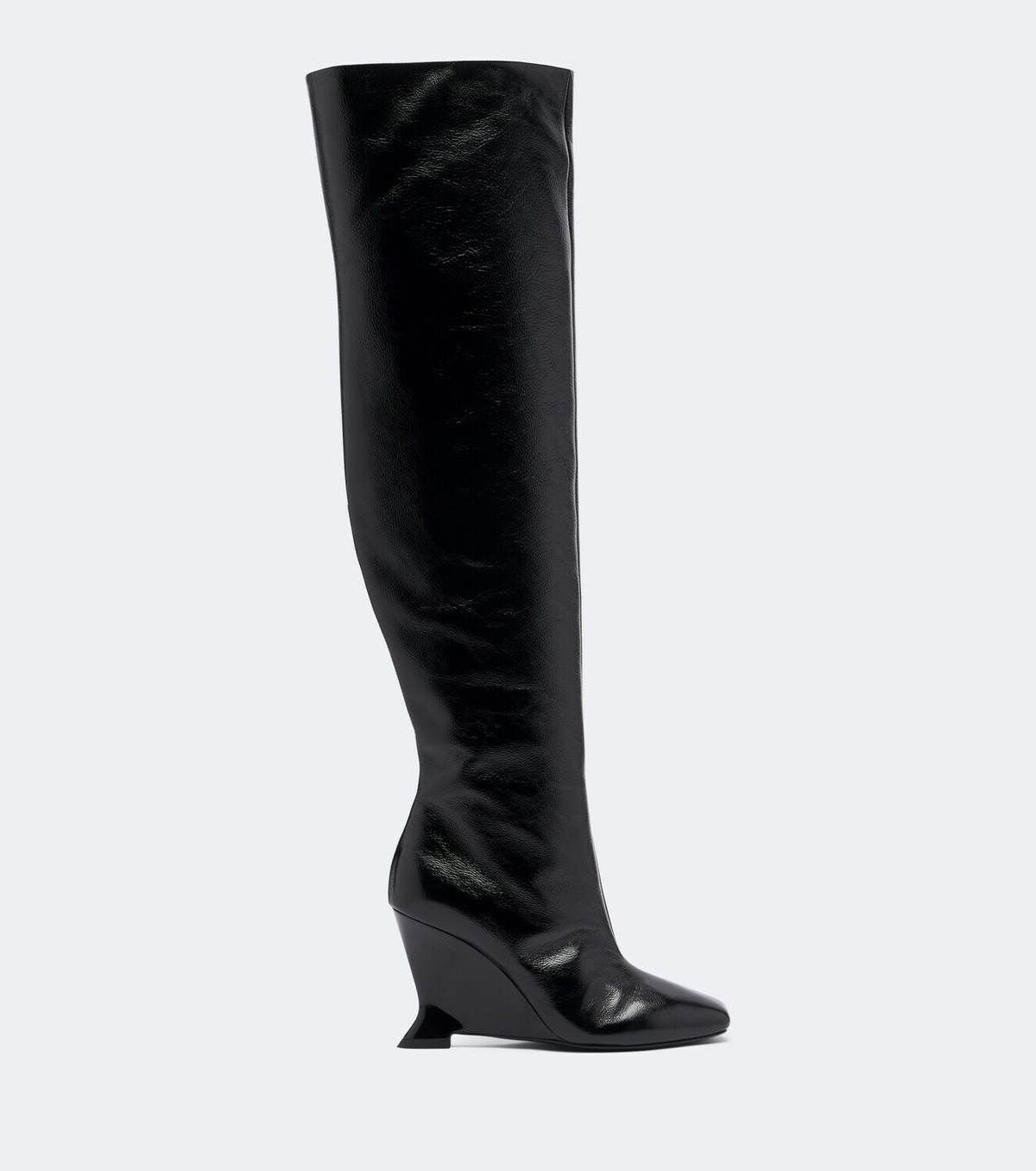 Balmain Leather over-the-knee boots