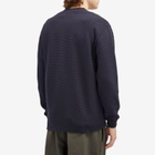 Kestin Men's Humbie Waffle Sweatshirt in Navy