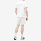 Sporty & Rich Wimbledon T-Shirt in White/Washed Hydrangea