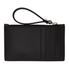 Valentino Garavani Black and White Logo Card Holder