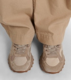 Brunello Cucinelli Shearling-trimmed sneakers