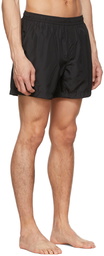 Ermenegildo Zegna Black Polyester Swim Shorts