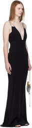 Paris Georgia Black Elemental Bernie Slip Dress