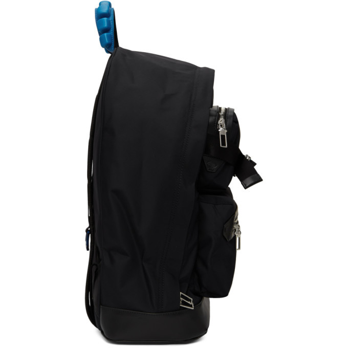 Kenzo Black Large Link Backpack Kenzo