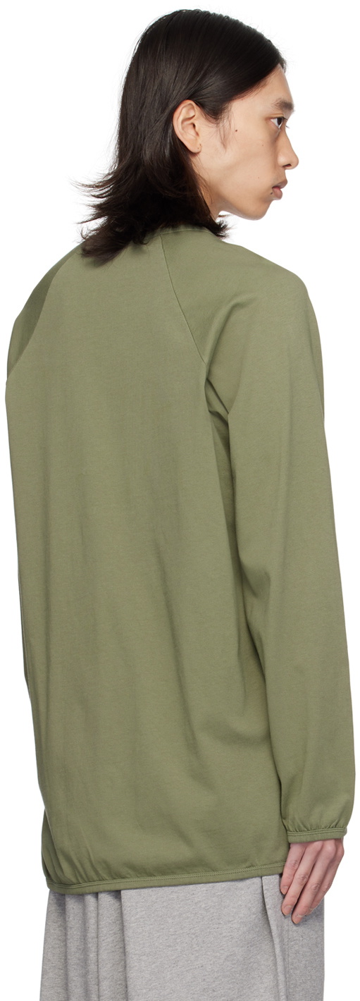Hed Mayner Green Reebok Edition Long Sleeve T-Shirt