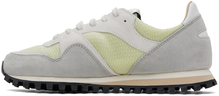 Spalwart Green & Gray Marathon Trail Low Transparent Sneakers
