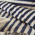 HAY Été King Size Duvet in Midnight Blue And Light Grey