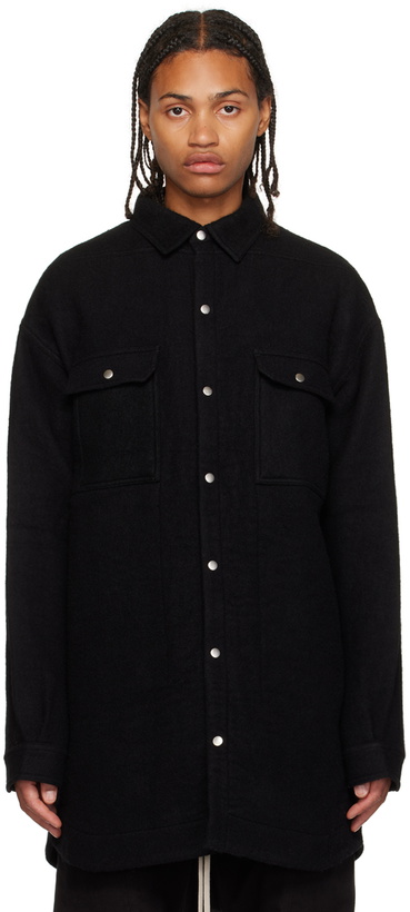 Photo: Rick Owens Black Luxor Oversized Jacket