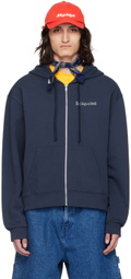 Sky High Farm Workwear Navy Zip Hoodie