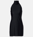 Courrèges Buckle-detail jersey minidress