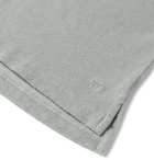 TOM FORD - Slim-Fit Cotton-Terry Polo Shirt - Gray