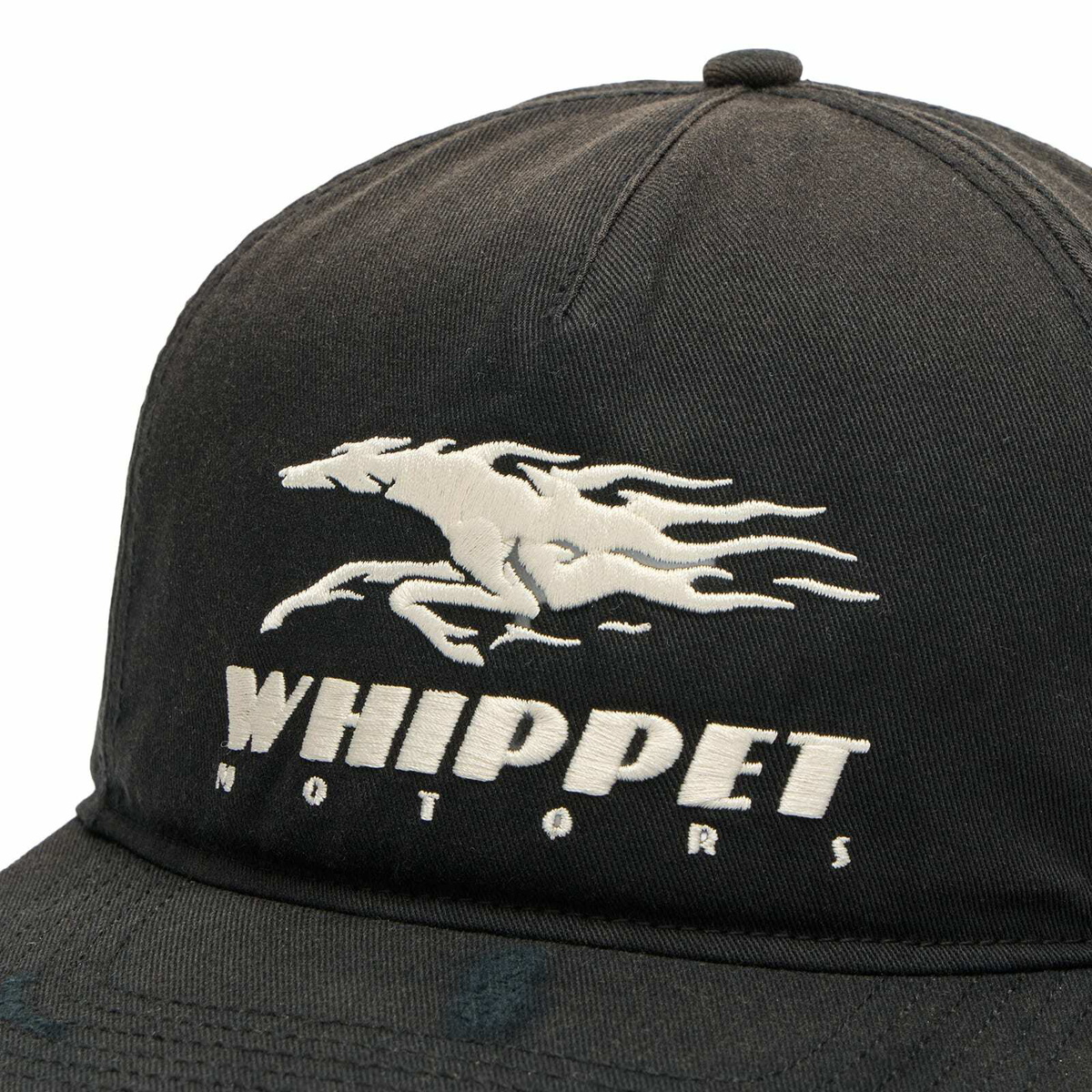END. Whippet Hitch Cap in Washed Black 