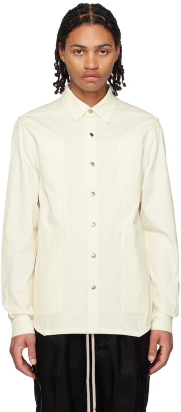 Photo: Rick Owens White Fogpocket Shirt