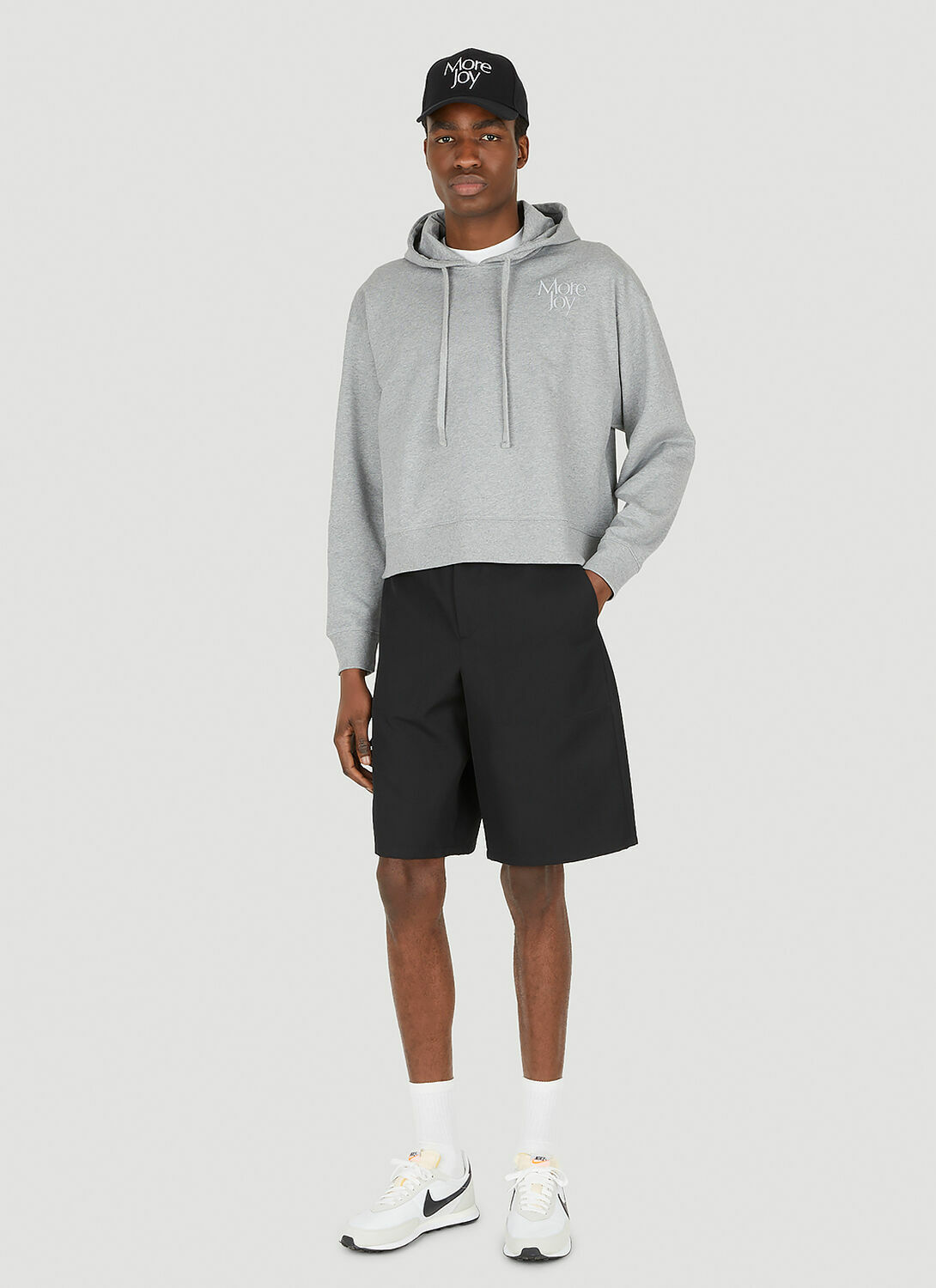 More Joy Cropped Hooded Sweatshirt