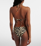 Marysia Tie Side scalloped bikini bottoms
