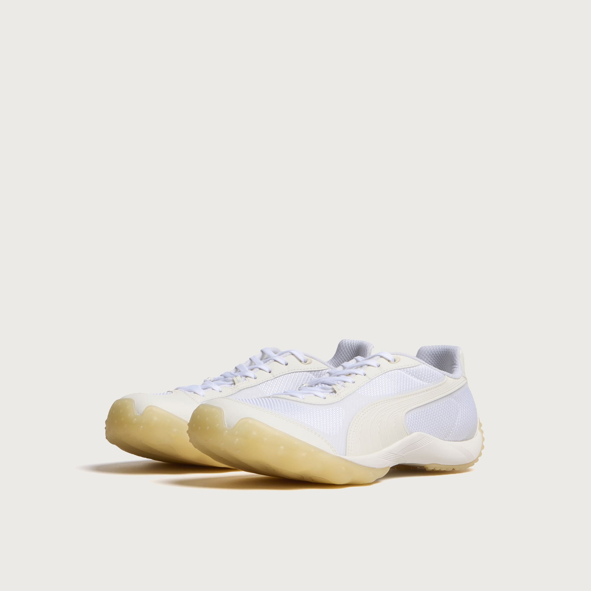 Puma Achillium Sneaker in Warm White/Vapor Gray