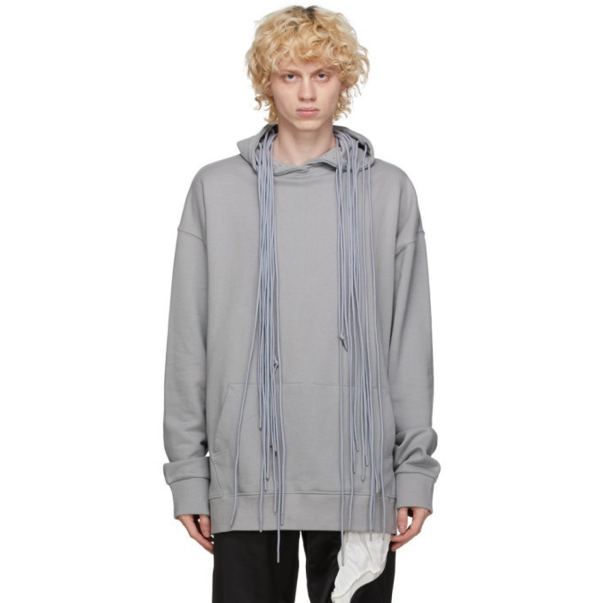 Post Archive Faction PAF Grey 3.1 Left Hoodie Post Archive
