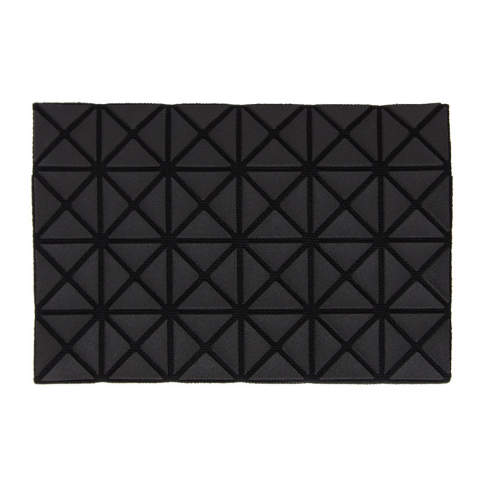 Bao Bao Issey Miyake Black Oyster Card Holder Bao Bao Issey Miyake