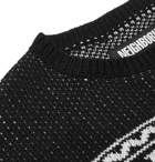 Neighborhood - Jacquard Knitted Sweater - Men - Black