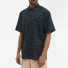 YMC Men's Mitchum Polka Dot Shirt in Navy