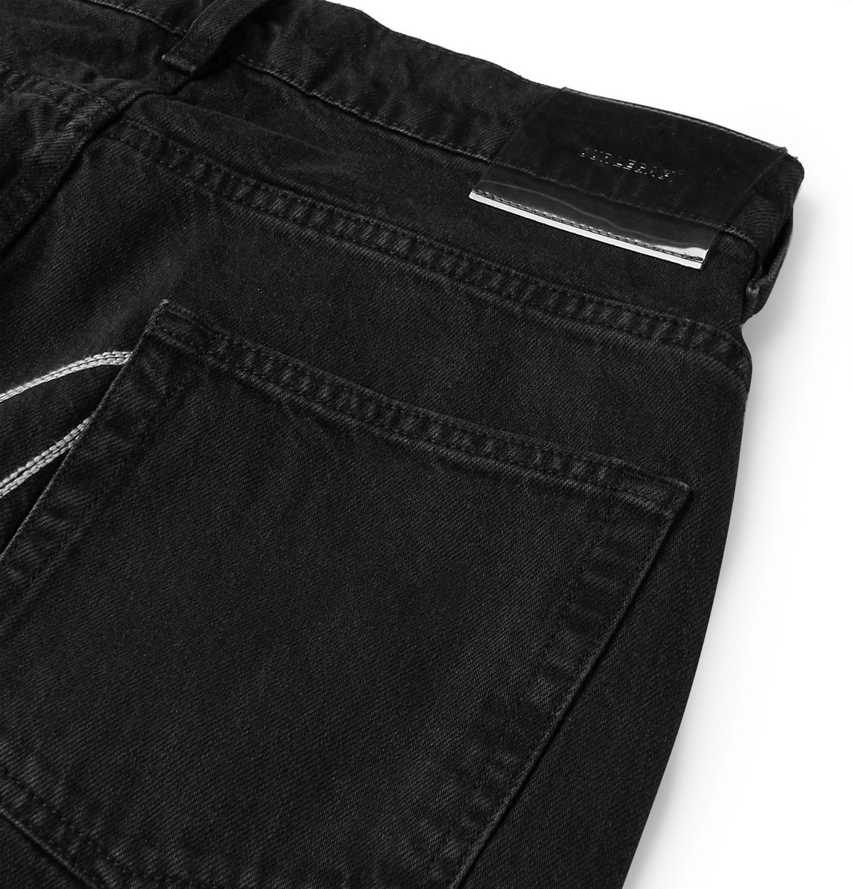 Our Legacy - Slim-Fit Embroidered Denim Jeans - Black Our Legacy